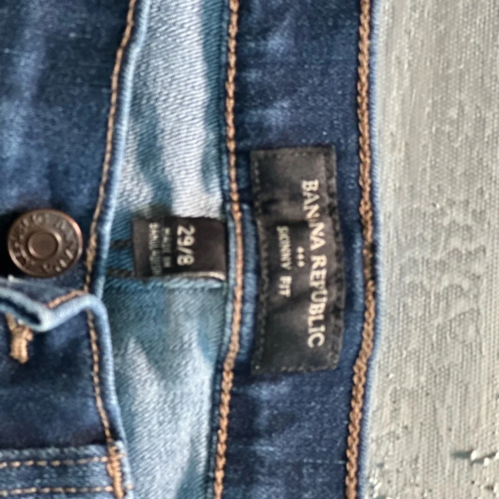 Banana Republic Men's Dark Blue Slim Jeans